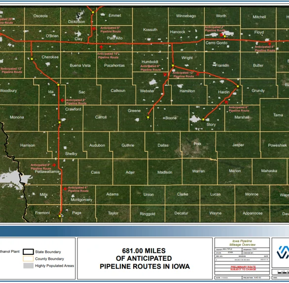 Page County board gets update on Summit carbon pipeline