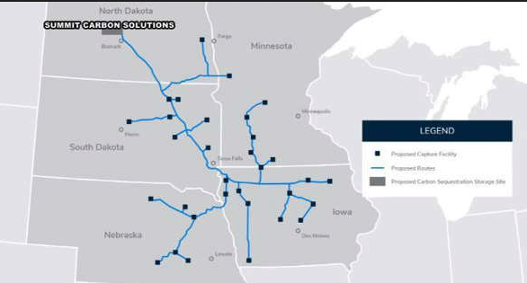 Proposed carbon dioxide pipeline in ND could be rerouted